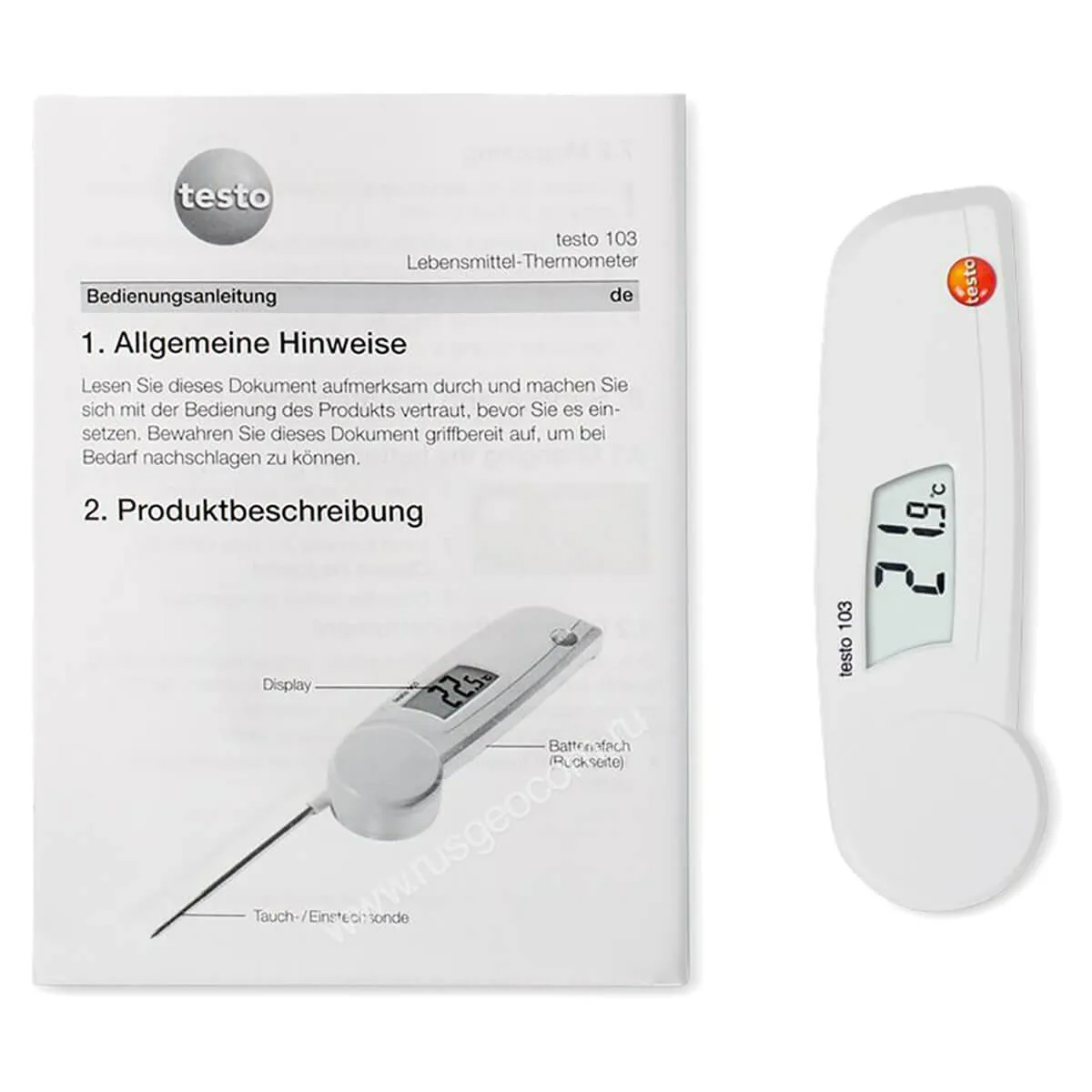 Термометр Testo 103 с поверкой — изображение 3