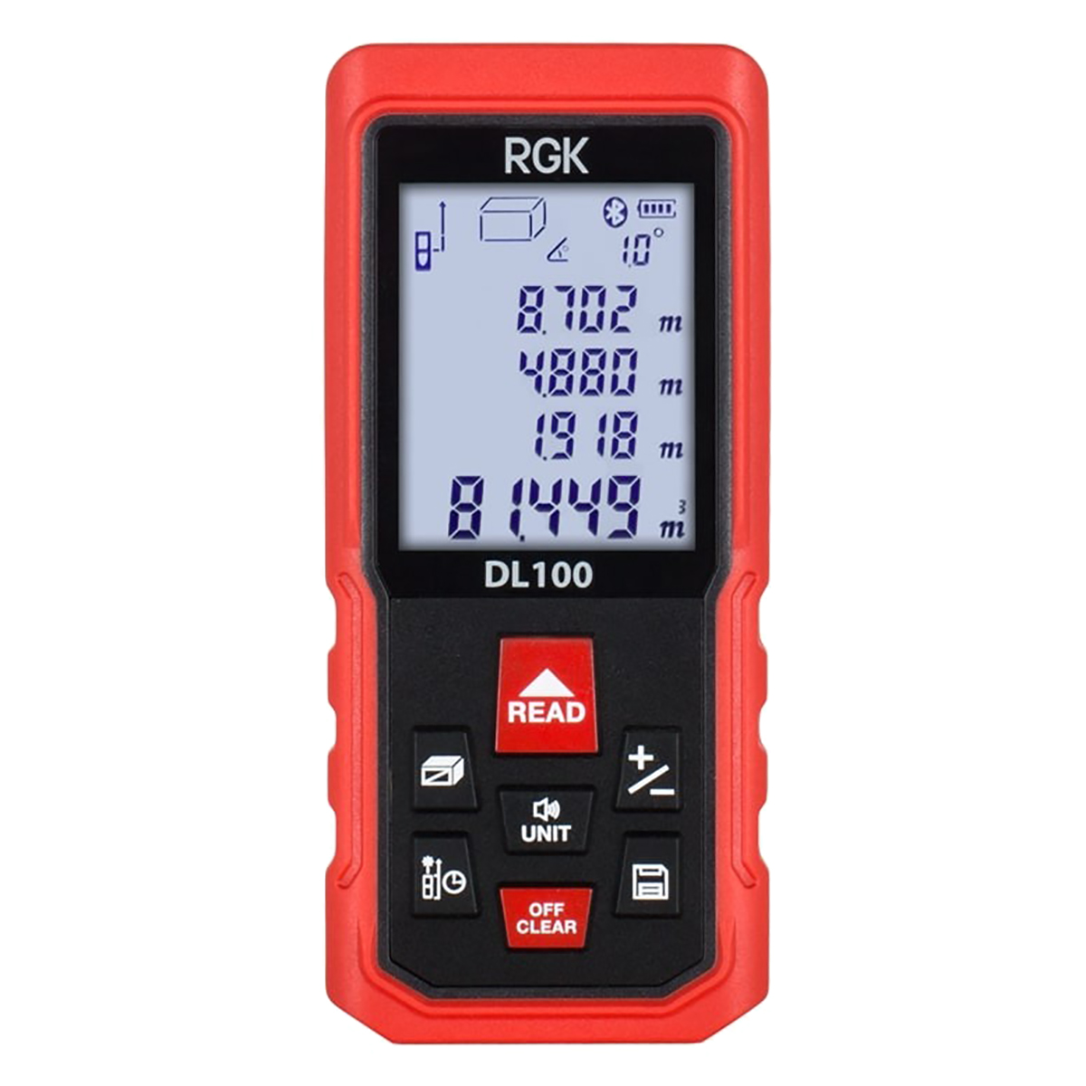 Комплект: ротационный нивелир RGK SP-610 + элевационный штатив RGK SH-170 + рейка RGK LR-2 + дальномер RGK DL100 — изображение 5