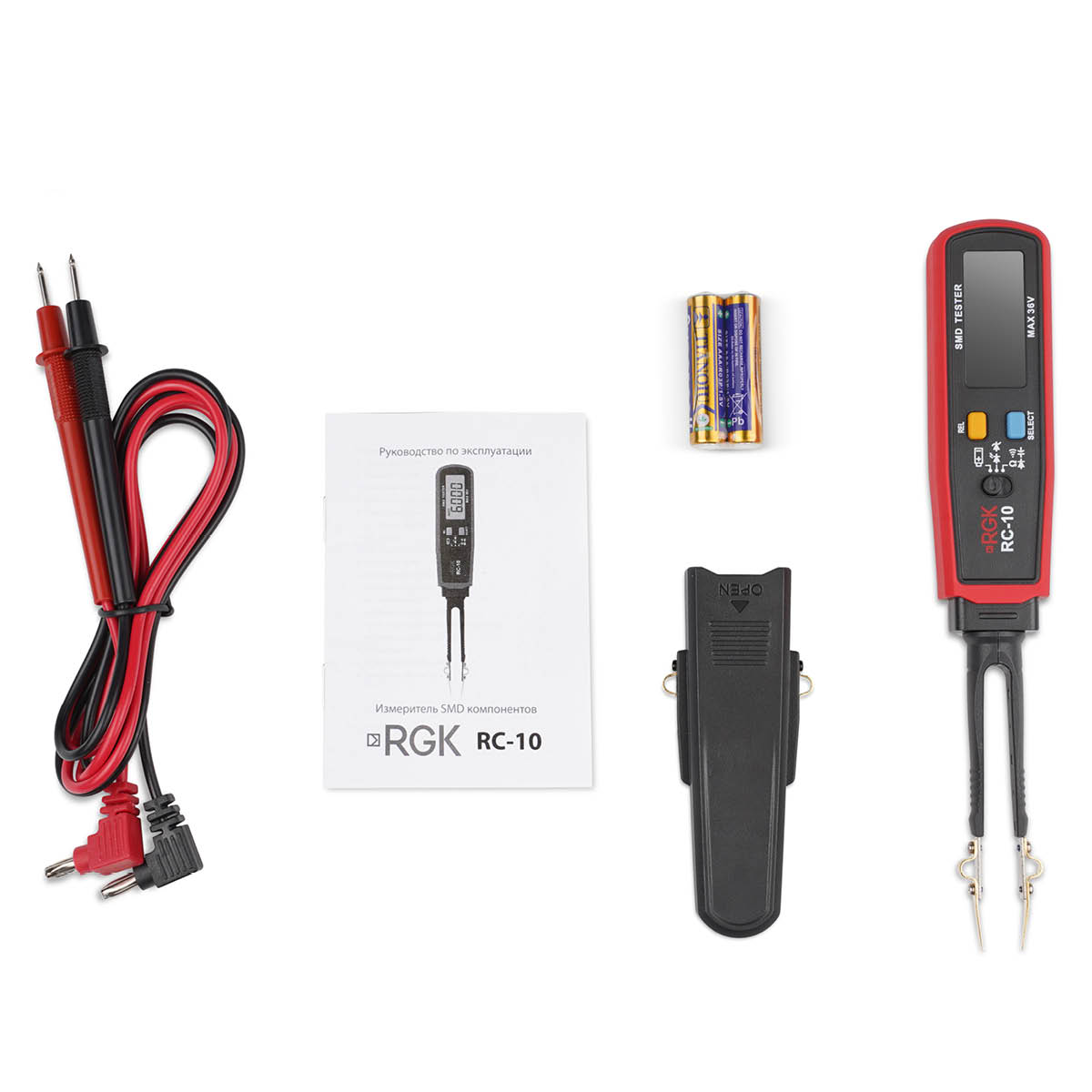 Тестер RLC (SMD) компонентов RGK RC-10 — изображение 2