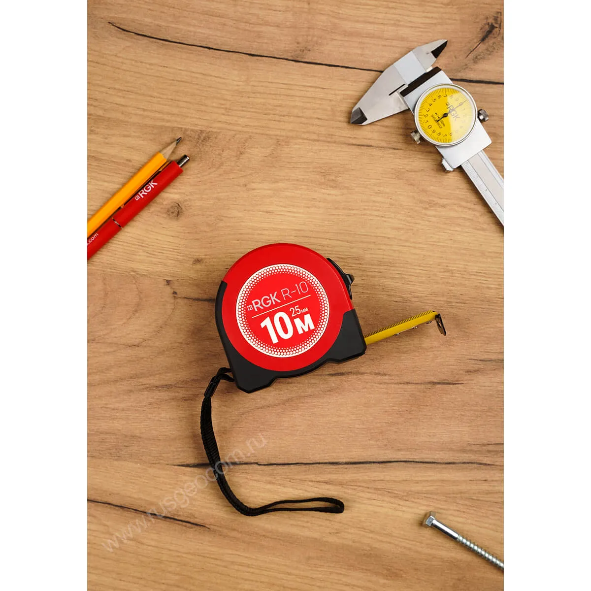 Измерительная рулетка RGK R-10 (с поверкой) — изображение 4