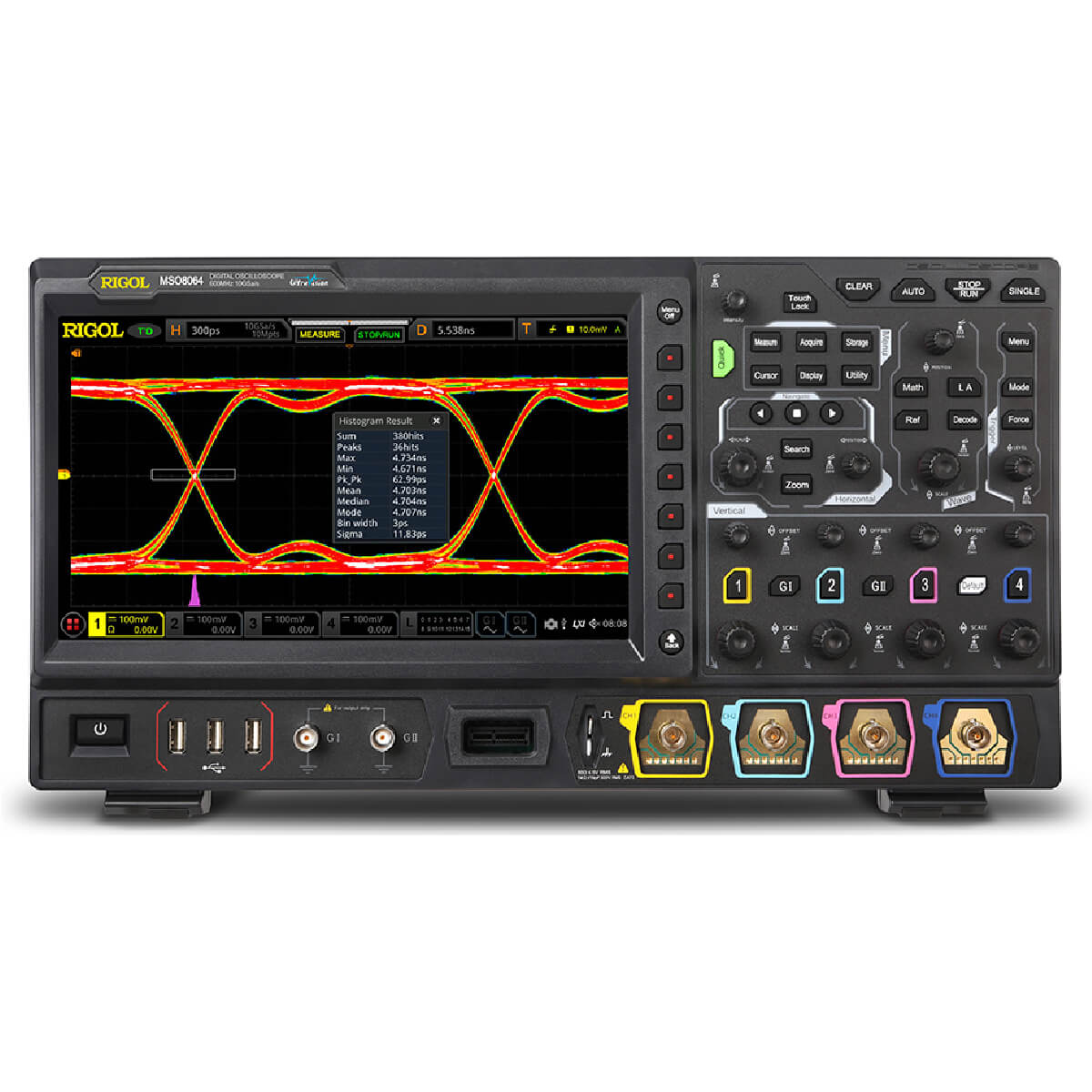 Цифровой осциллограф смешанных сигналов RIGOL MSO8064