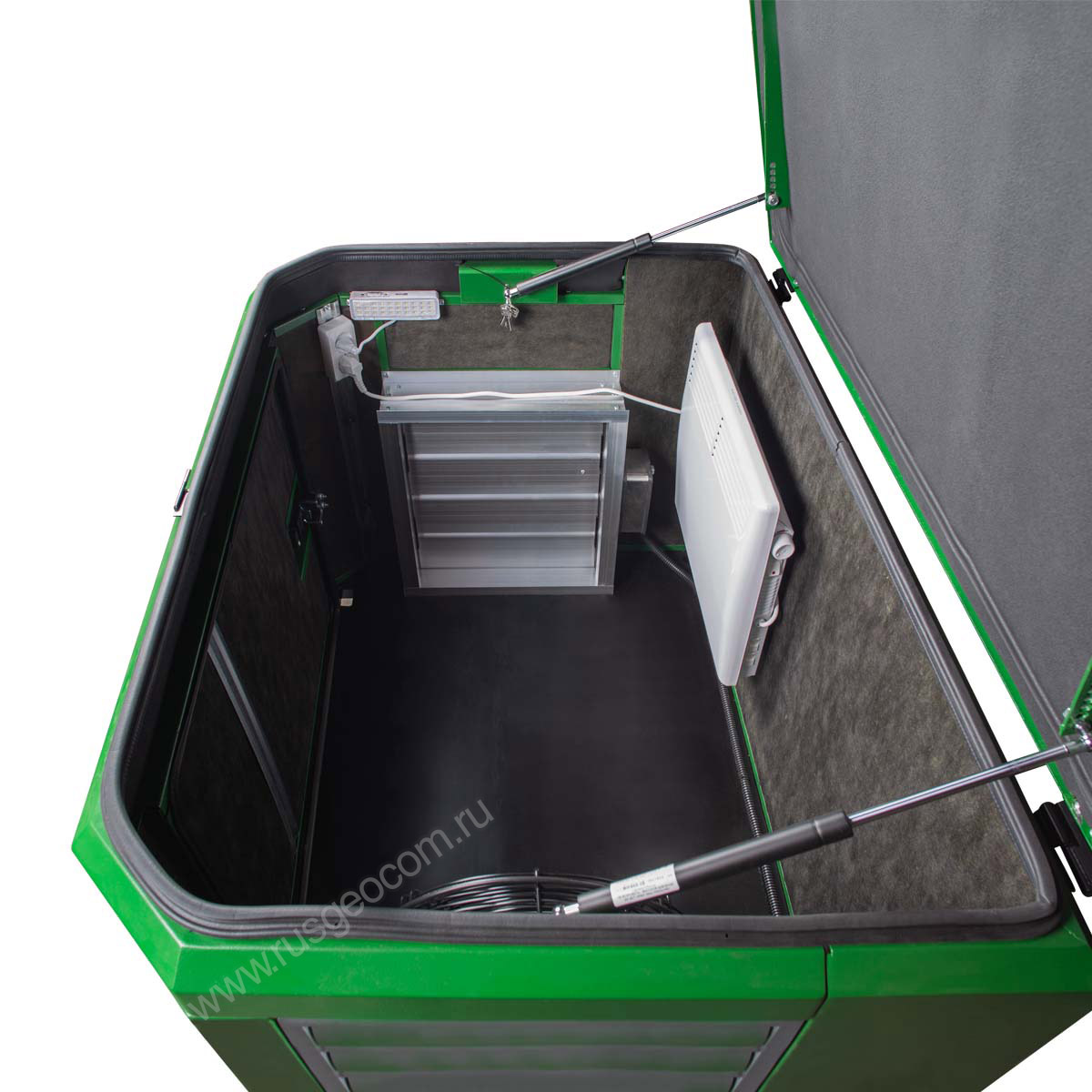 Тихий зимний кожух для генератора 1200 RAL 6002 — изображение 2