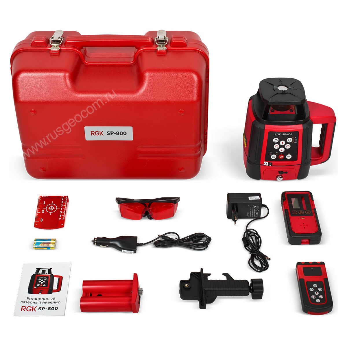 Ротационный нивелир RGK SP-800 с калибровкой — изображение 8