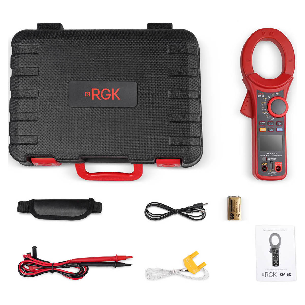 Токоизмерительные клещи RGK CM-50 — изображение 2