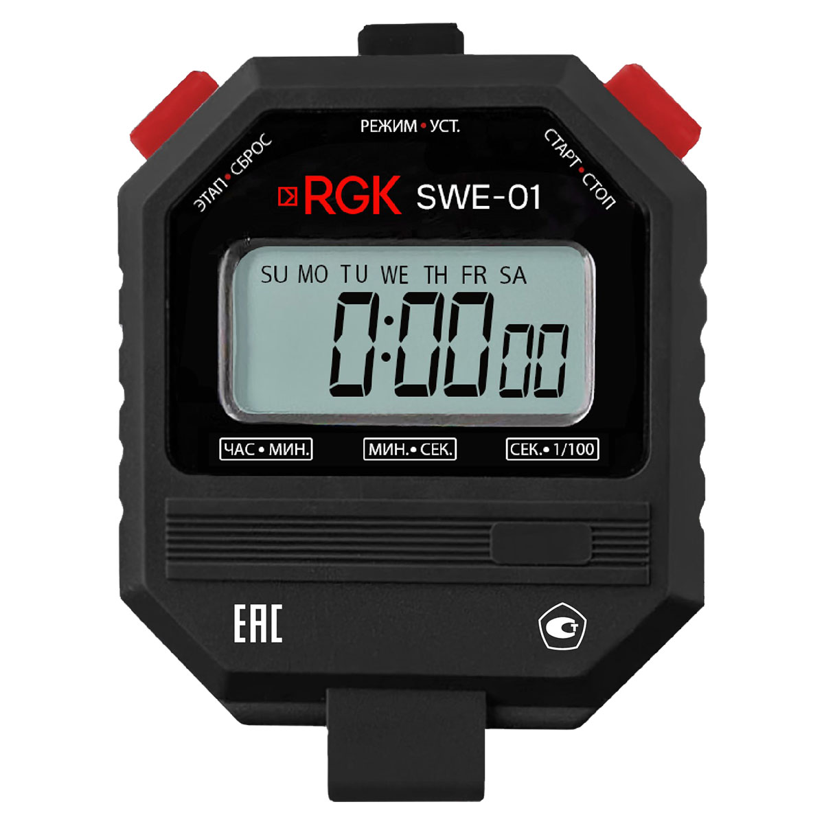 Секундомер электронный RGK SWE-01 с поверкой