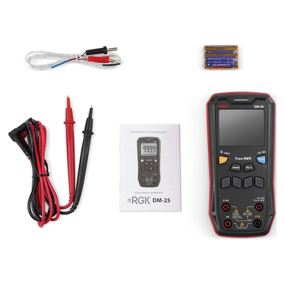 Мультиметр RGK DM-25 с поверкой — изображение 5