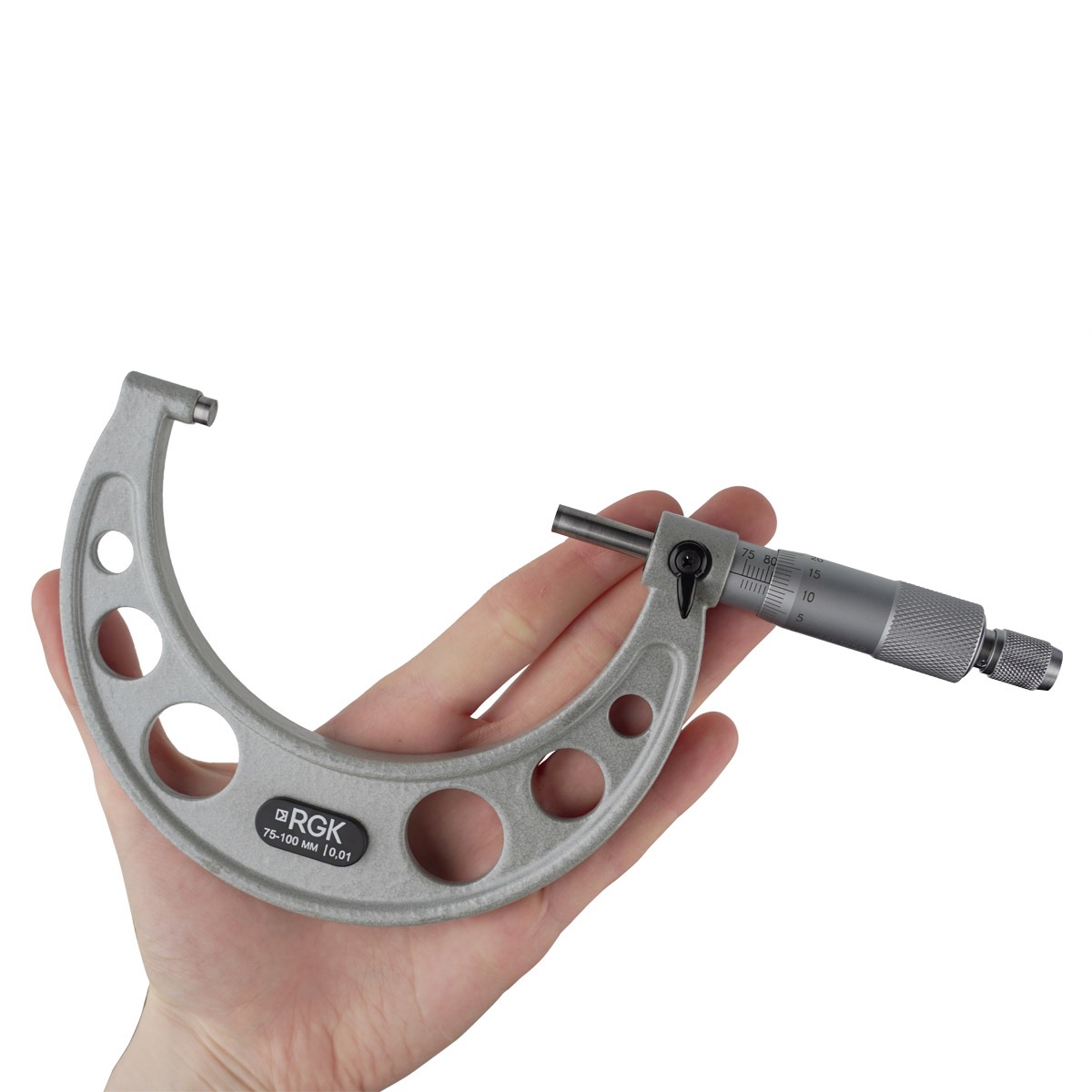 Микрометр RGK MPM-100 с калибровкой — изображение 3