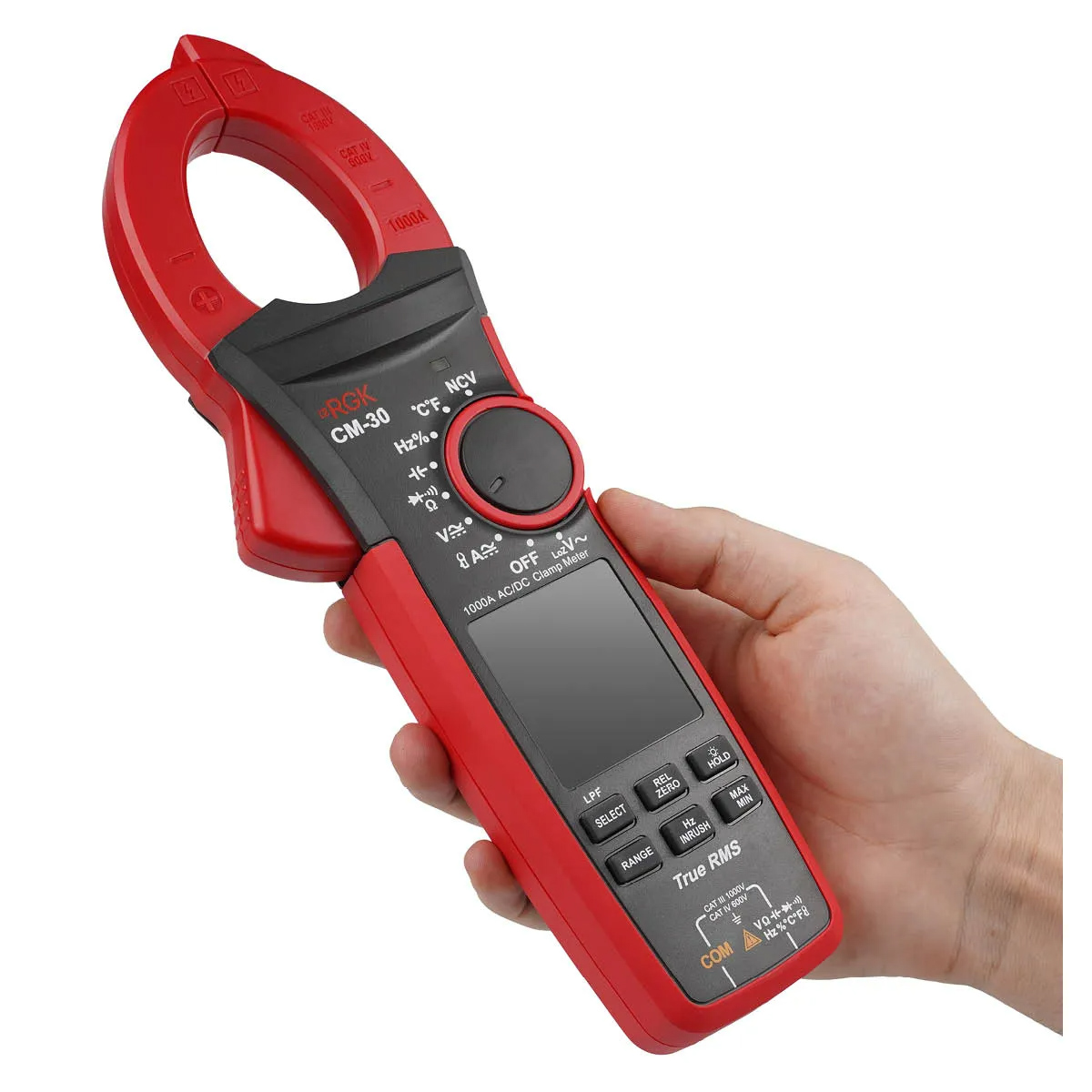 Токоизмерительные клещи RGK CM-30 с поверкой — изображение 7