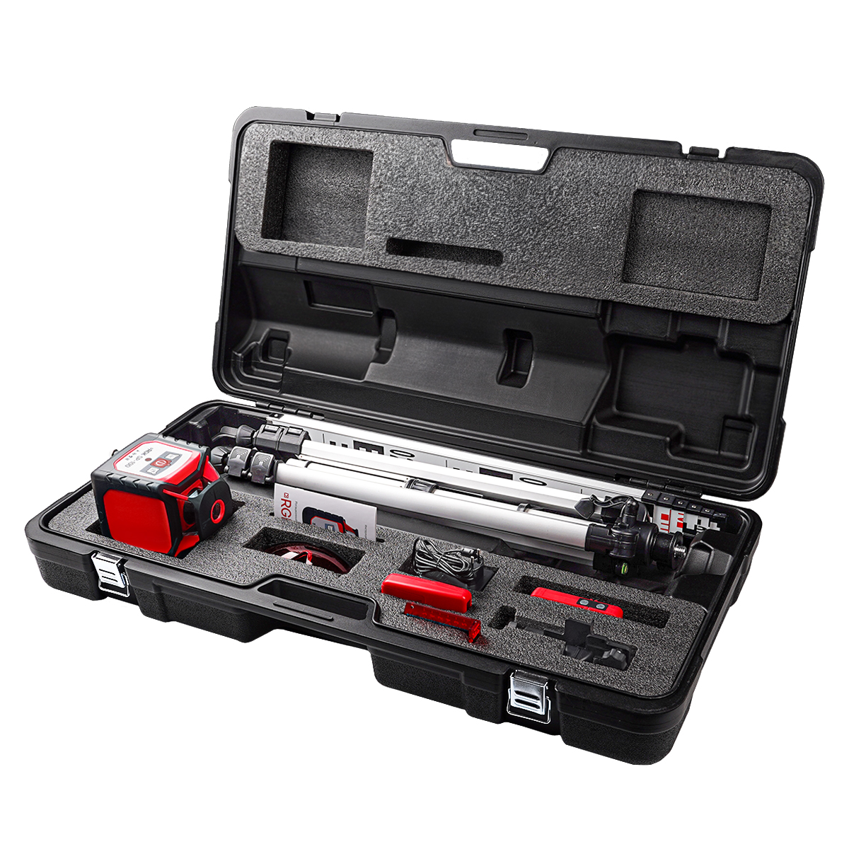 Комплект ротационного нивелира с элевационным штативом RGK SP-100 COMBO — изображение 2