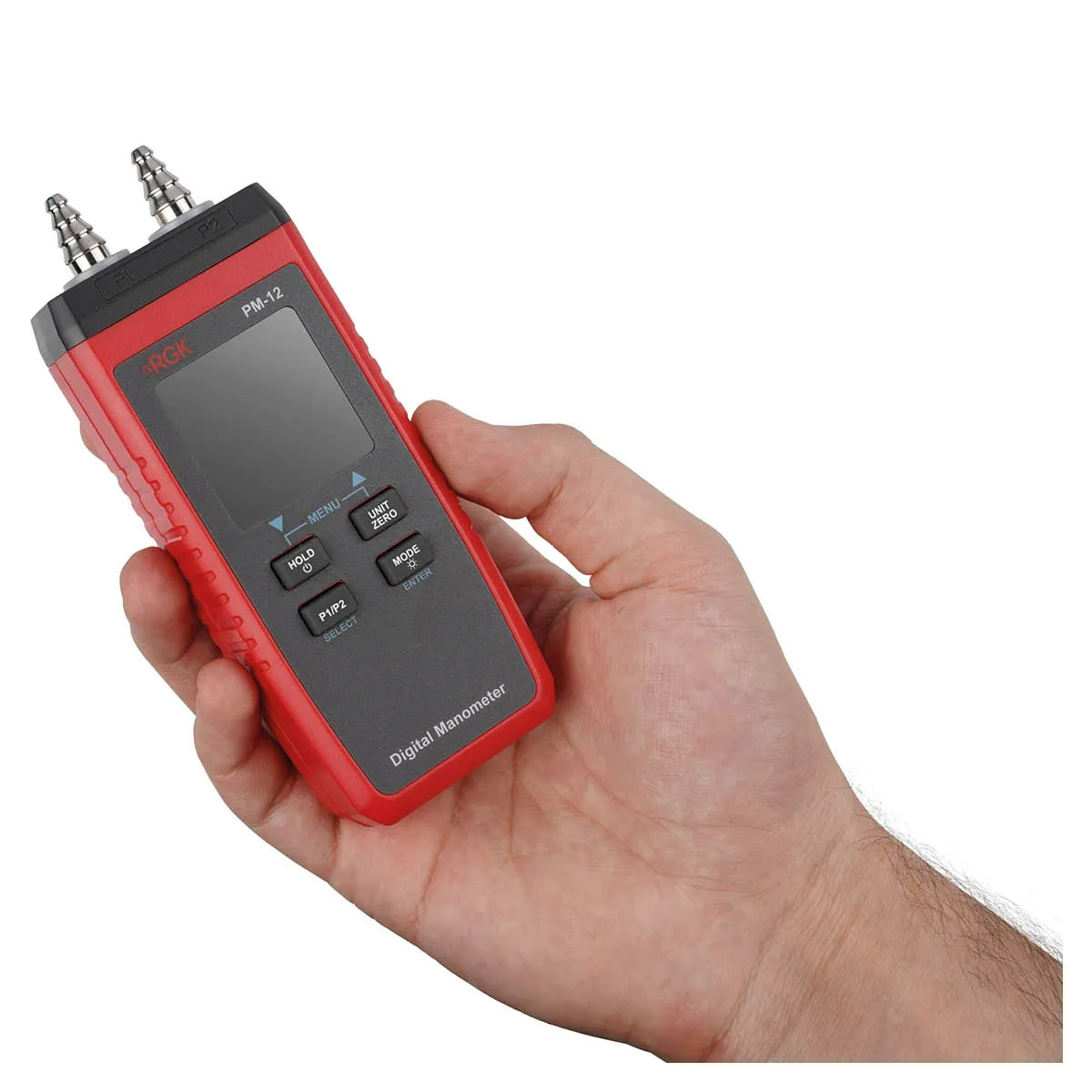 Цифровой манометр RGK PM-12 с поверкой — изображение 3