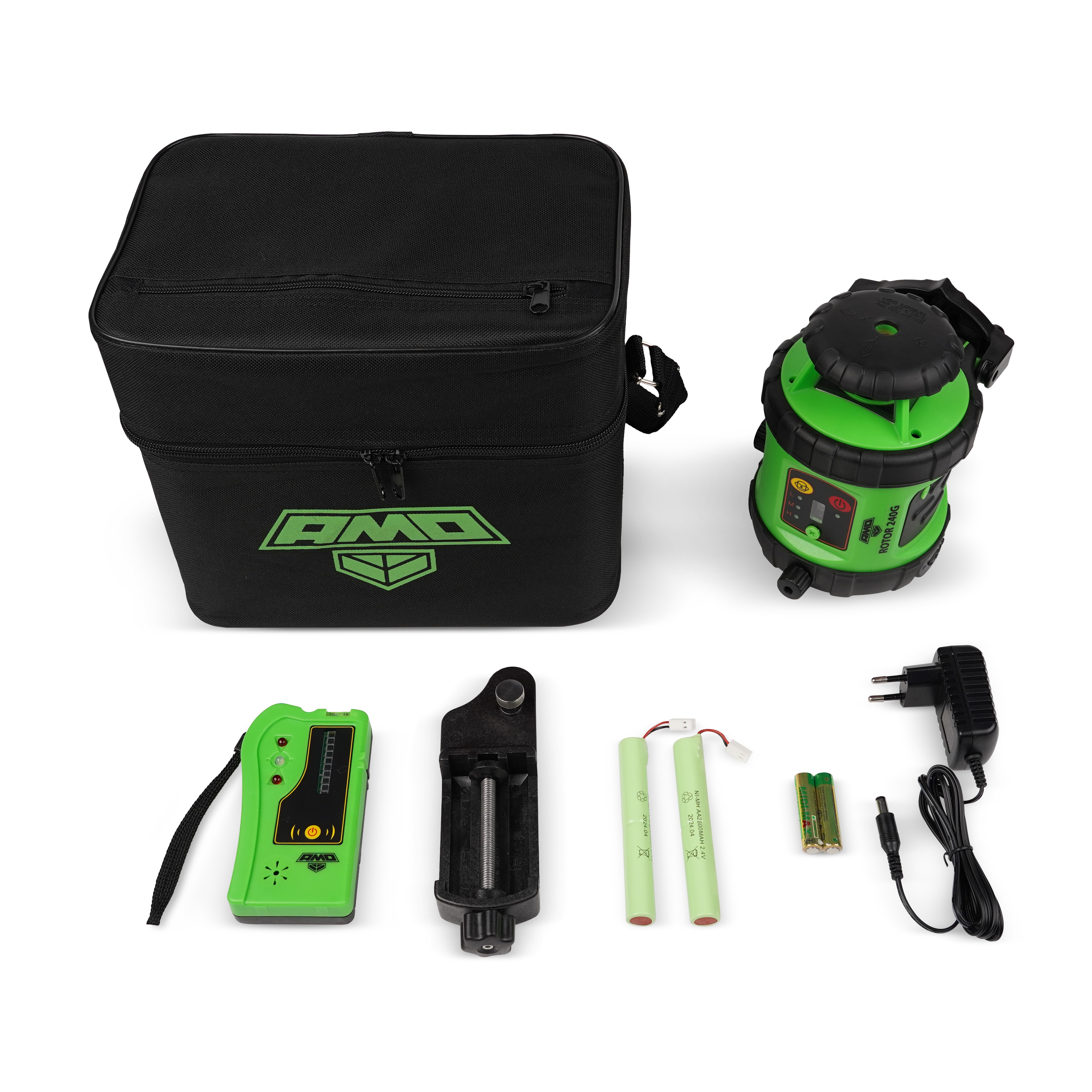 Ротационный нивелир AMO ROTOR 240G с зеленым лучом — изображение 2