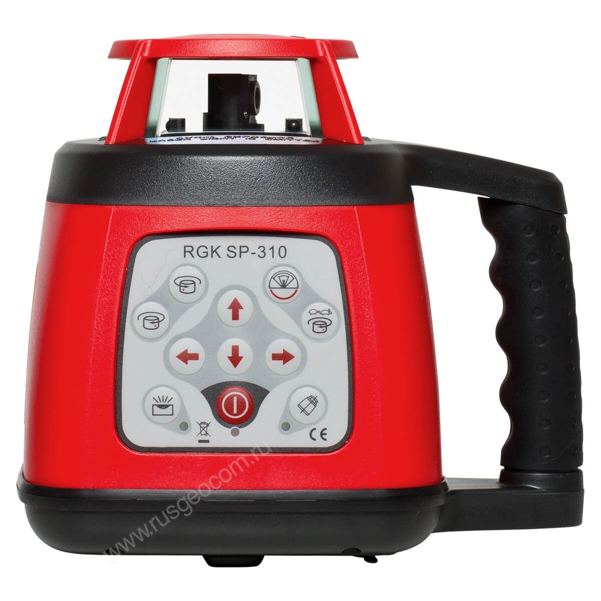 Комплект: ротационный нивелир RGK SP-310 + элевационный штатив RGK SH-340 — изображение 2